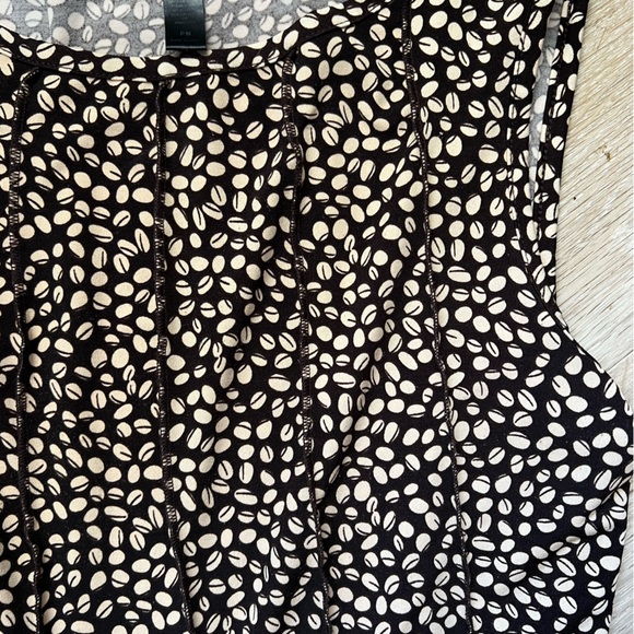 Vintage Y2K Forever 21 Coffee Bean Raw Hem Dress - Picture 6 of 7